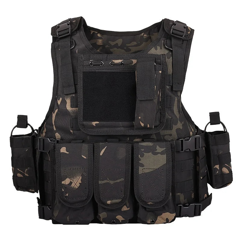 Tactical Vest for Outdoor Training - Multi-Functional Wear-Resistant Protective Gear