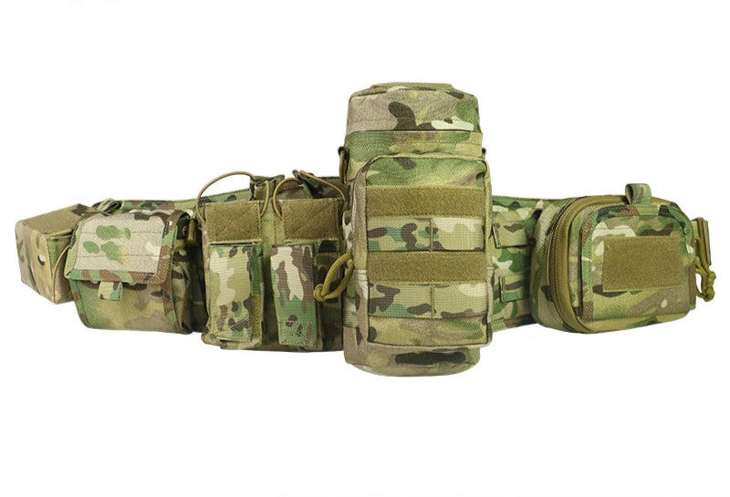Tactical Utility Waist Bag with Adjustable MOLLE and Holster