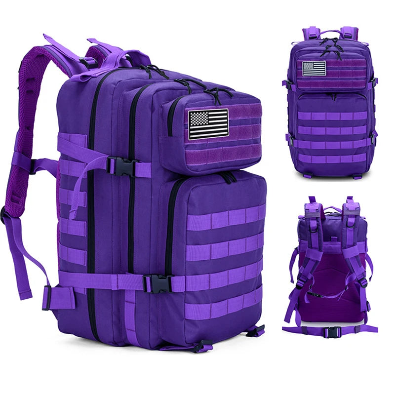45L Tactical Backpack – Waterproof & Durable