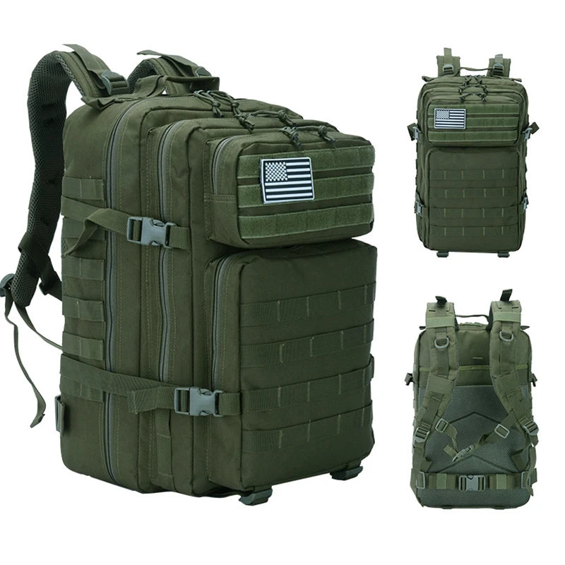 45L Tactical Backpack – Waterproof & Durable
