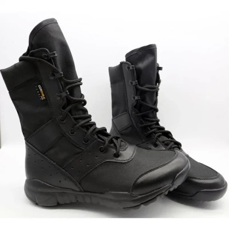 Men’s Tactical Ankle Boots — Lightweight Lace-Up Desert Work Shoes