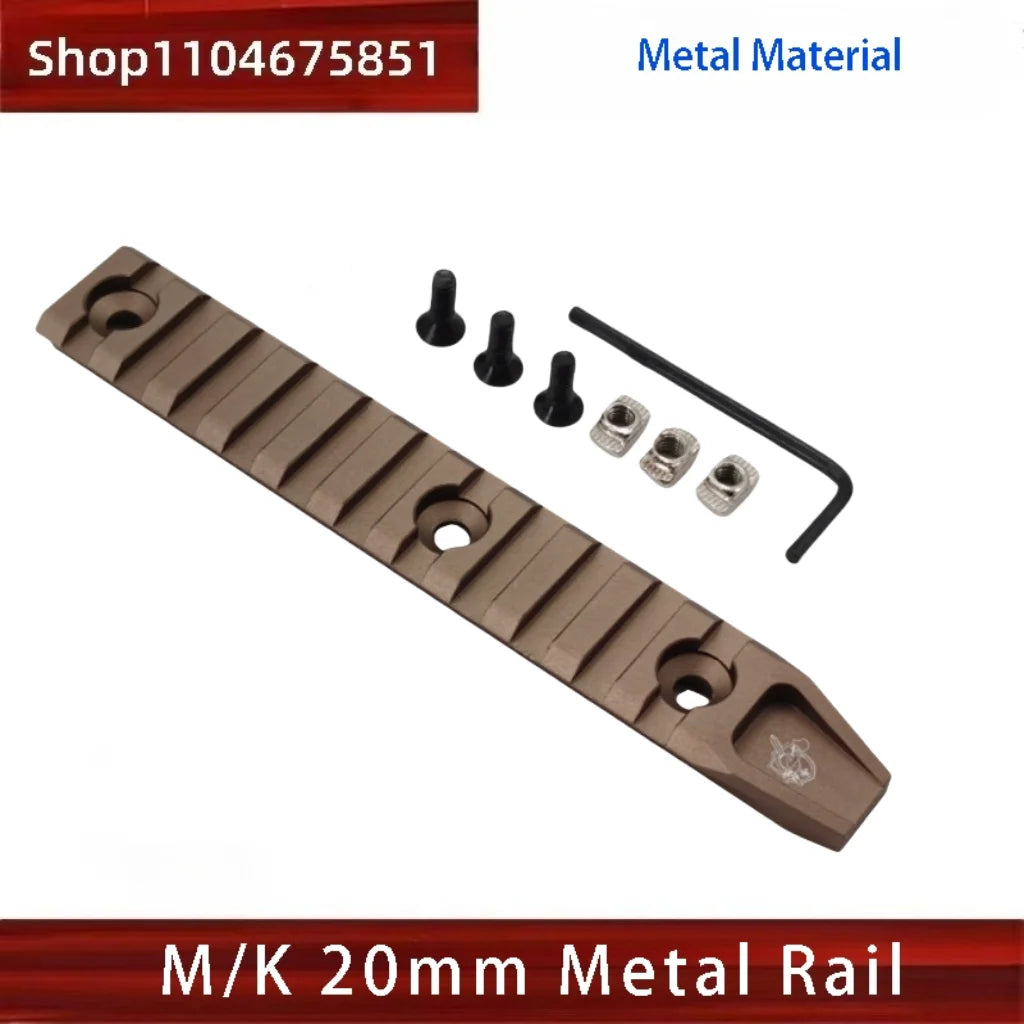 Tactical Picatinny Rail Handguard - MLOK/KEYMOD Compatible for Airsoft Wargame Rifles