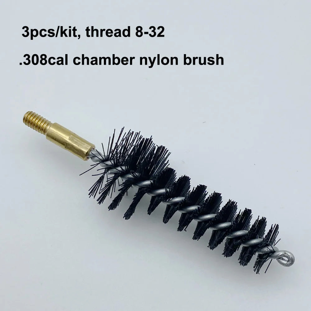 Phosphor Bronze Chamber & Bore Cleaning Brush Kit with Mop & Nylon Brush