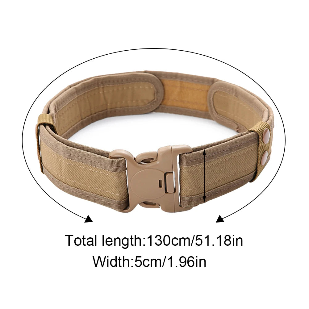Men’s Tactical Belt | Quick-Release Buckle for Outdoor & Training