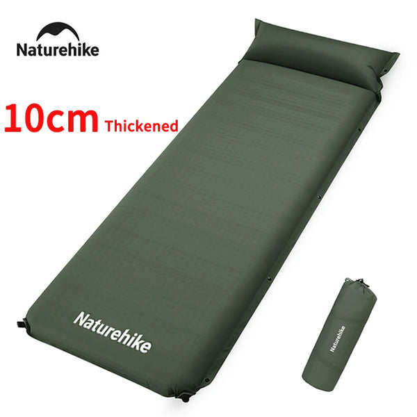 Automatic Inflatable Camping Mat – Thick & Comfortable Sleeping Pad
