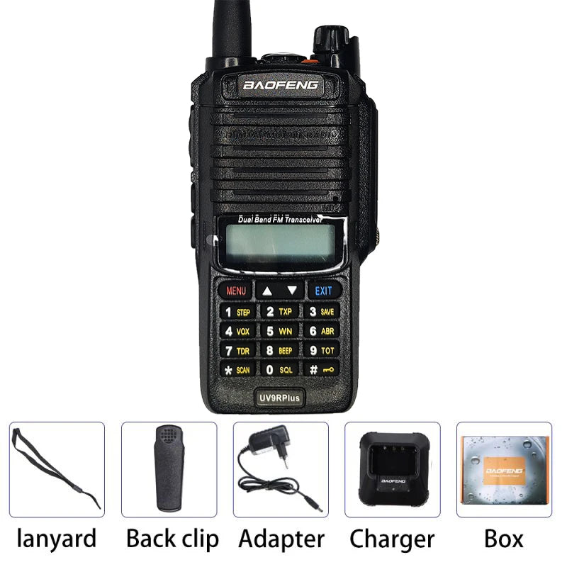 High-Power Dual-Band Two-Way Radio with Emergency Alerts