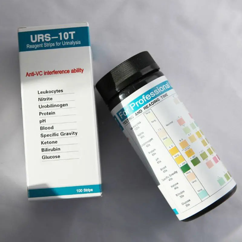 Urine Test Strips – 10-Parameter Home Testing Kit (100 Strips)