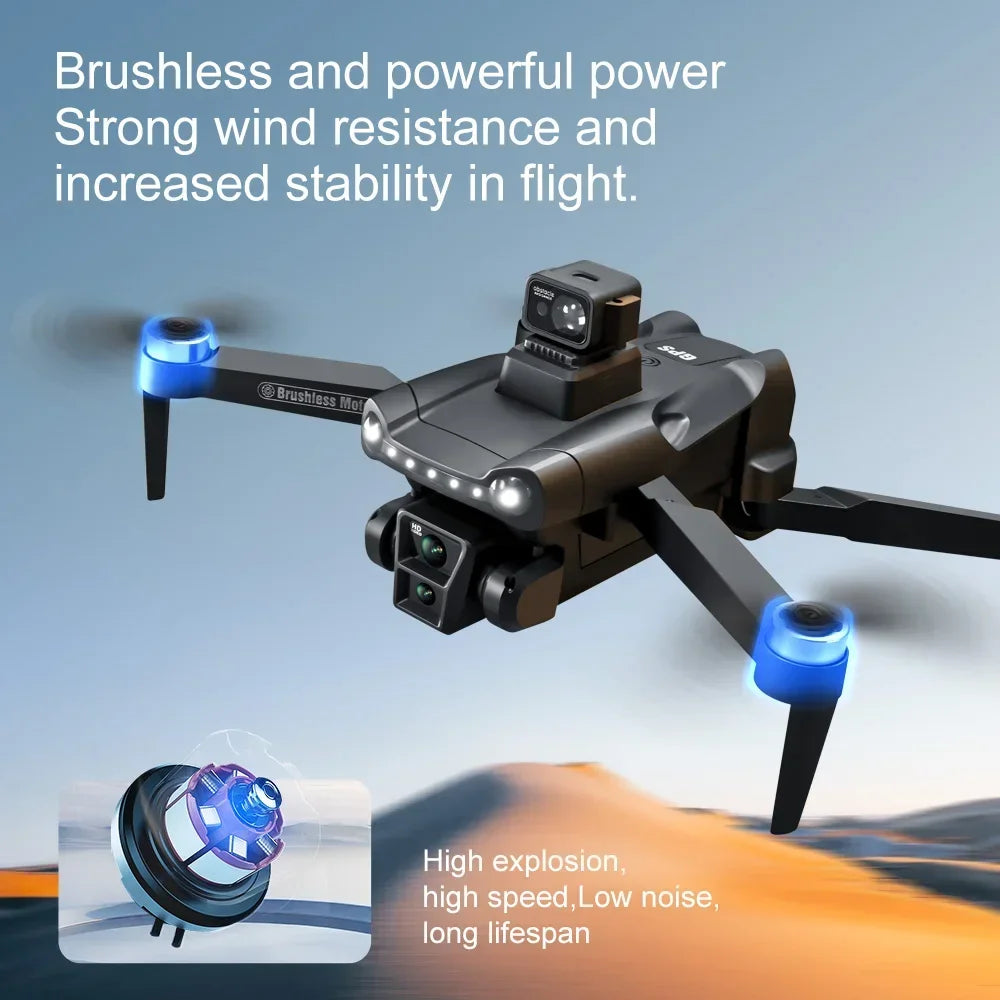 V198GPS 8K GPS Brushless Drone with Laser Obstacle Avoidance & Optical Flow FPV