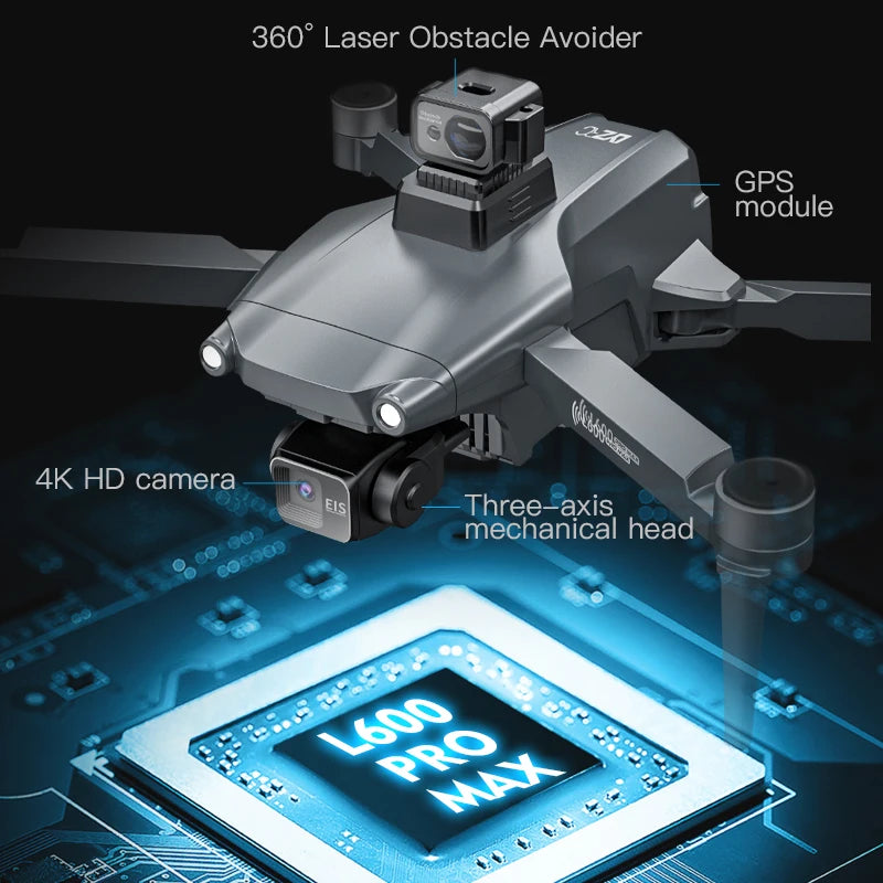 Advanced 8K UHD Camera Drone with Omnidirectional