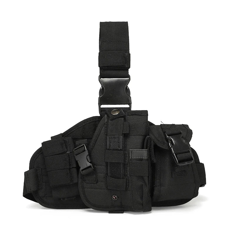 Jarhead Universal MOLLE Drop Leg Tactical Thigh Holster for Pistols