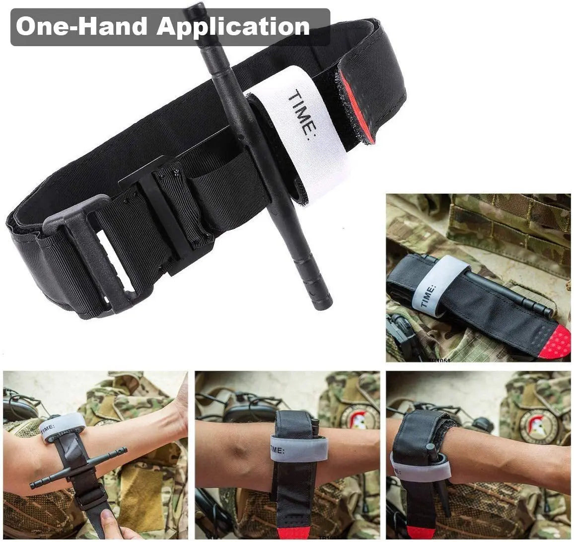 Modular Tactical Medical Pouch with Integrated First Aid Supplies for Emergency Response