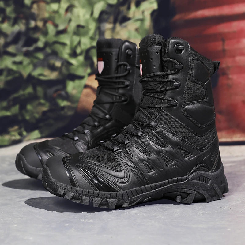 Men's Tactical Boots Non-Slip Waterproof