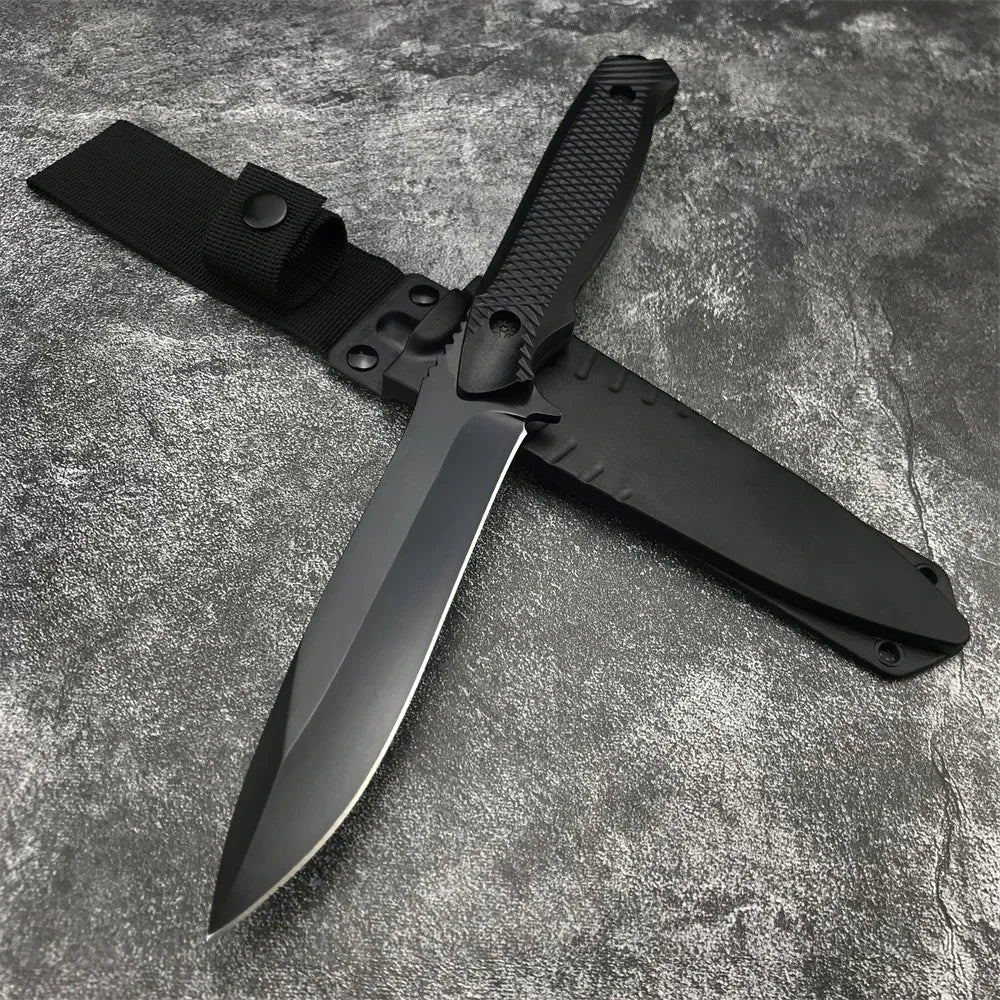 5Cr13MoV Fixed Blade Knife – Tactical EDC Hunting Tool with Stainless Steel Blade