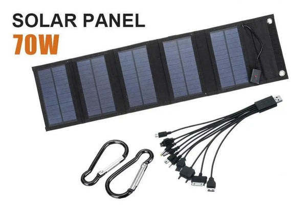 70W Foldable Solar Panel Charger
