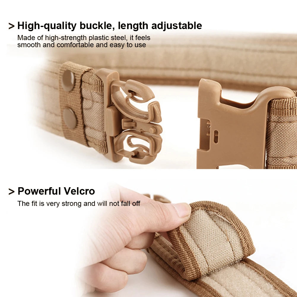 Men’s Tactical Belt | Quick-Release Buckle for Outdoor & Training