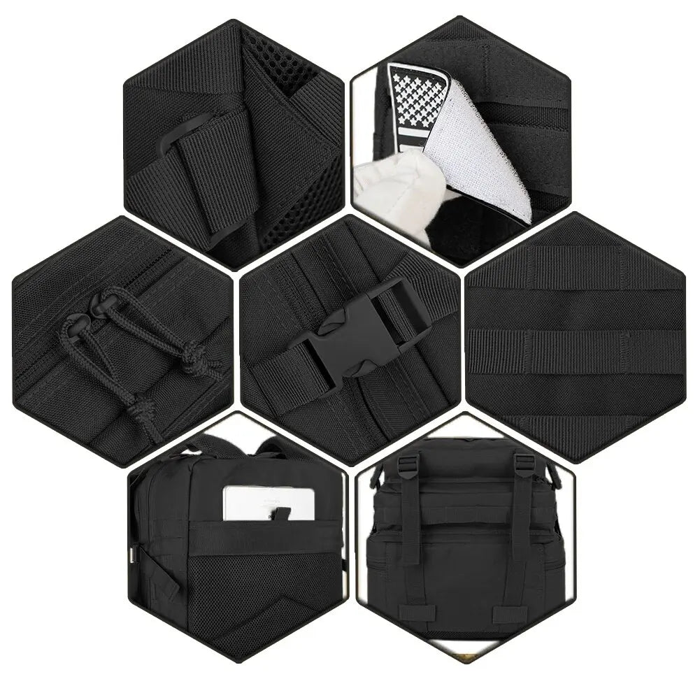36-55L Tactical Backpack – High-Capacity & Versatile