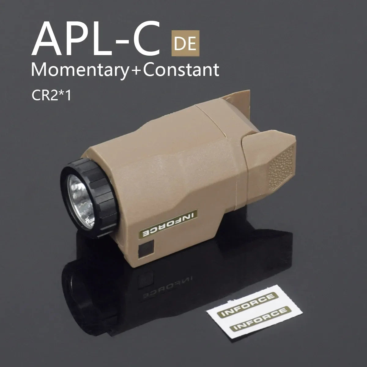 INFORCE APL Tactical Weapon Light - 20mm Rail Mount