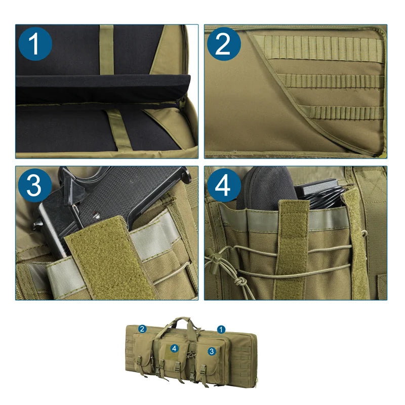 Tactical Double Rifle Case