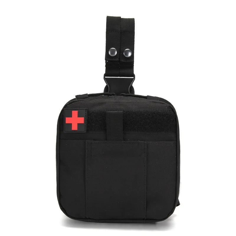 Tactical Drop-Leg Medical Pouch – MOLLE First Aid Thigh Pack for Outdoor & EDC | ORtactic