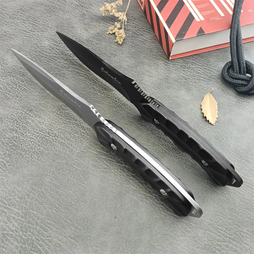 5Cr13Mov Fixed Blade Tactical Knife | Aluminum Handle Combat Bushcraft EDC