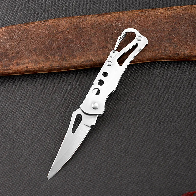 Mini Folding Pocket Knife — Portable EDC Keychain Tool