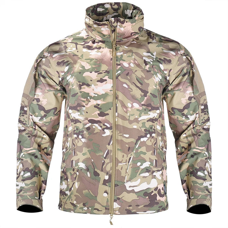 Men's Tactical Jacket – Waterproof, Breathable, and Adjustable Outdoor Gear