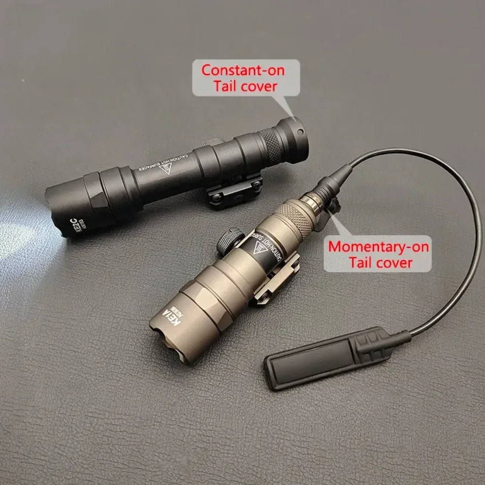 M300B/M600B Tactical Weapon Light - 800 Lumen LED Flashlight with Rail Mount &amp; ModButton Switch