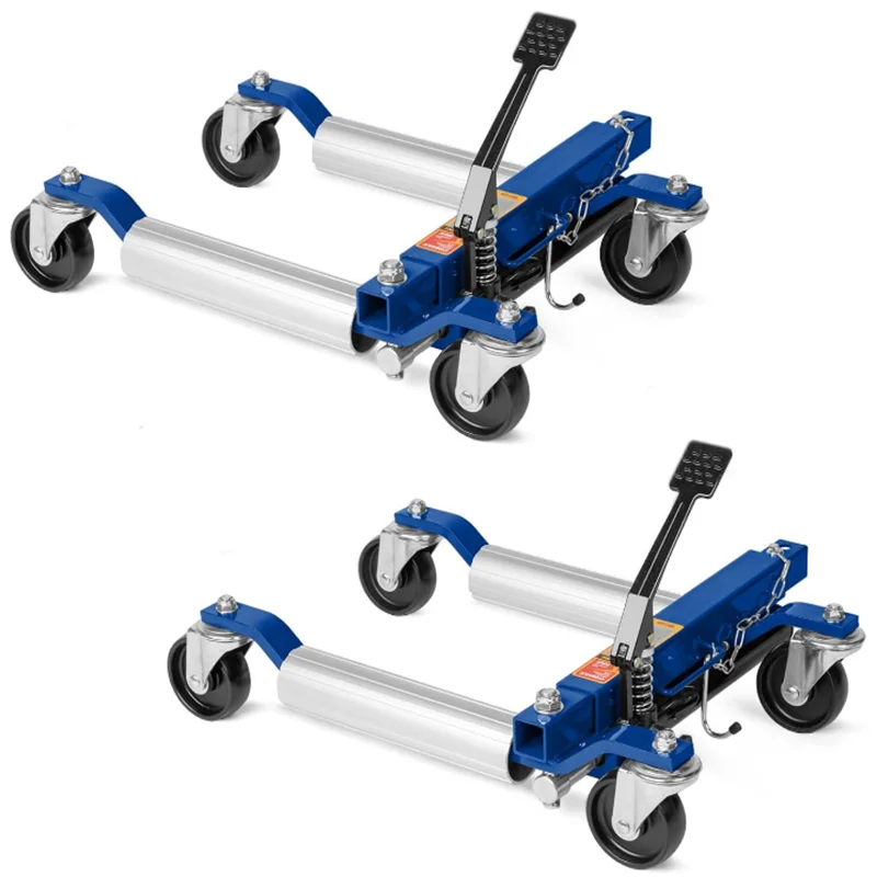 Heavy-Duty Hydraulic Wheel Dolly – 1,500 lbs Capacity with 360° Mobility