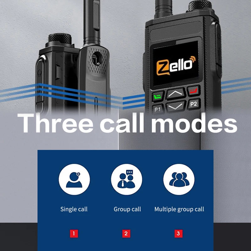 High-Capacity Long-Range Portable Two-Way Radio