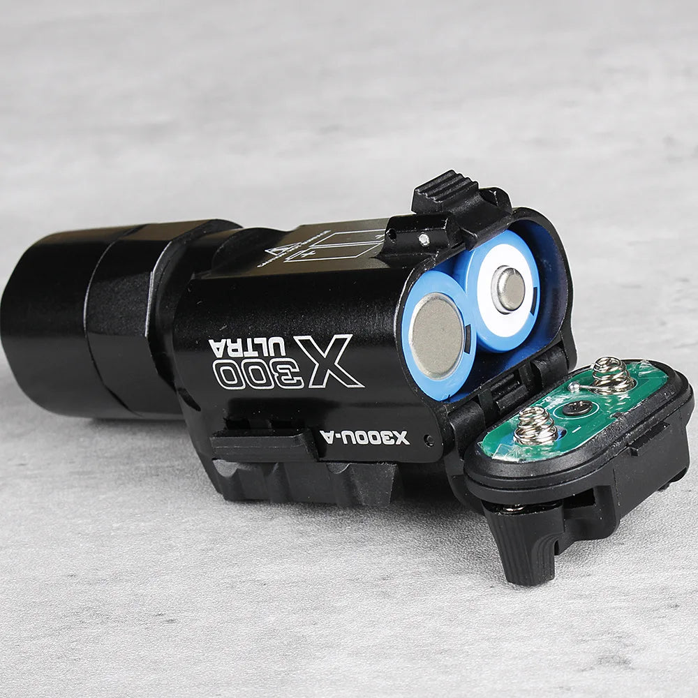 X300U-Style Tactical Pistol & Helmet Light | 500 Lumen Strobe LED Torch for Airsoft