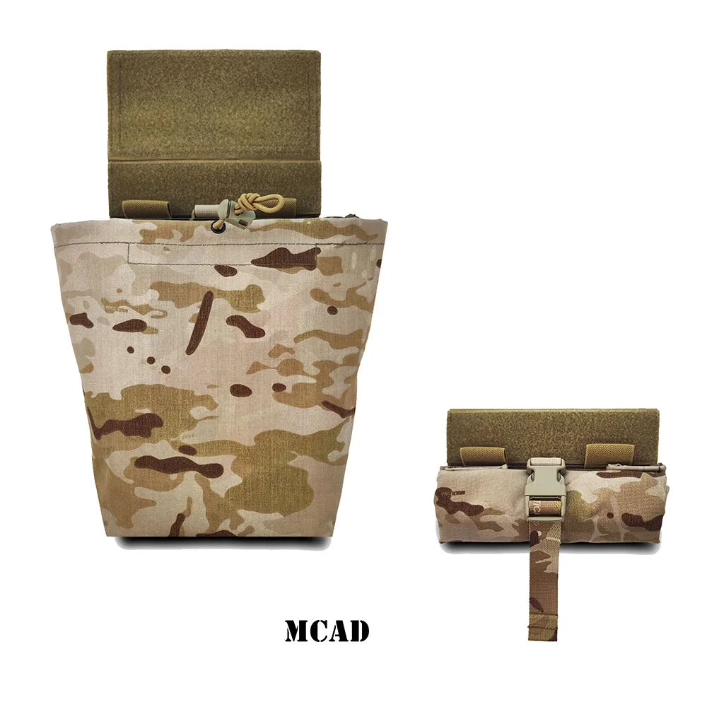 Tactical Double Dump Pouch - Two Ways Mount Waist  Belt