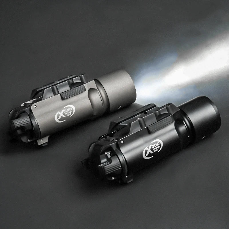 X300U-Style Aluminum Tactical Pistol Light | 500 Lumen LED | 20mm Rail Mount
