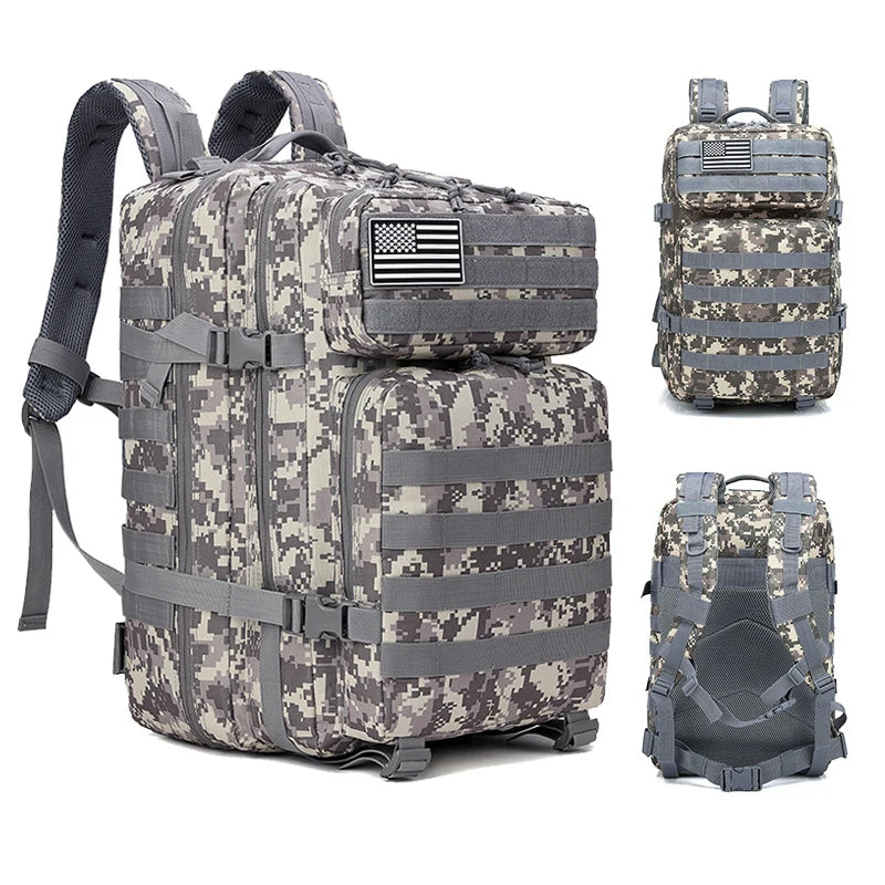 45L Tactical Backpack – Waterproof & Durable