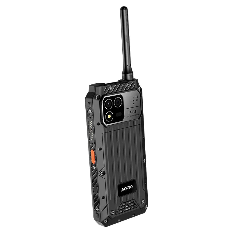 Rugged 5G-Enabled Smartphone with Integrated DMR Radio and Modular Expandability