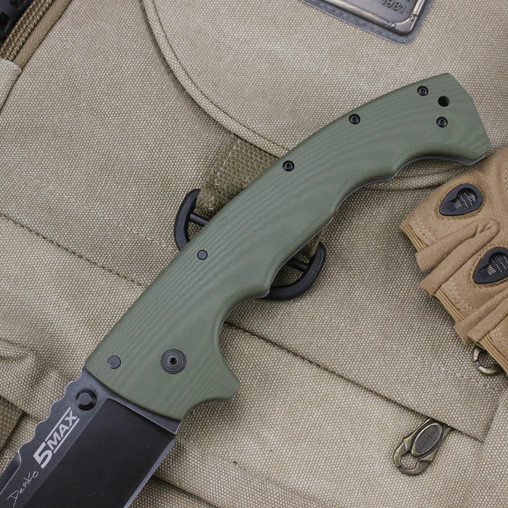 High-Performance Folding Knife — S35VN Blade & G10 Textured Handle