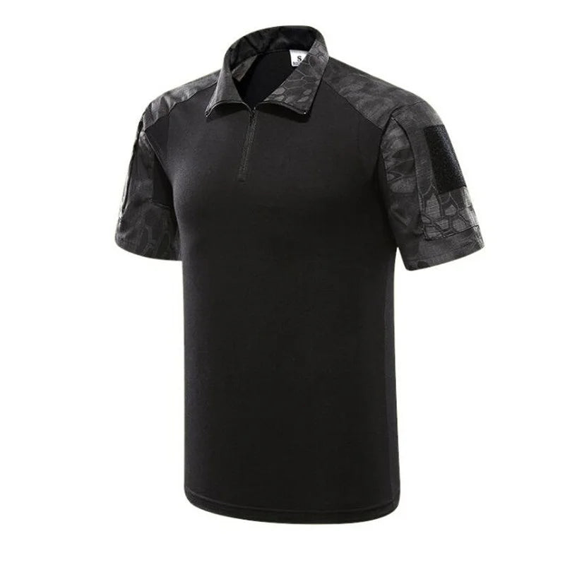 Lightweight Military-Style Polo Shirt