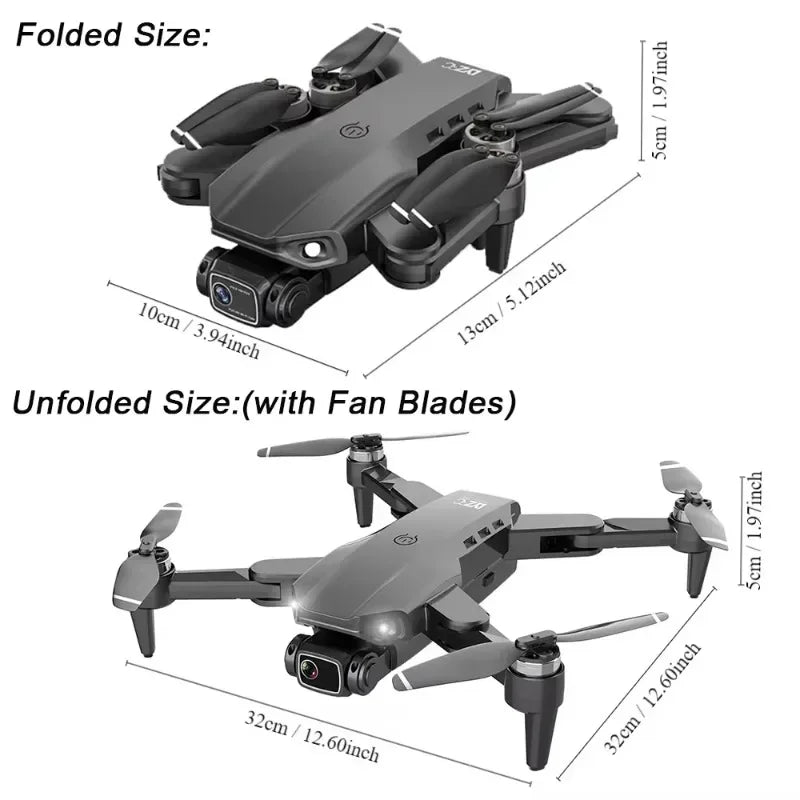 QJ L900 Pro 4K GPS Brushless Drone with Dual Camera, Optical Flow & Follow Me Mode