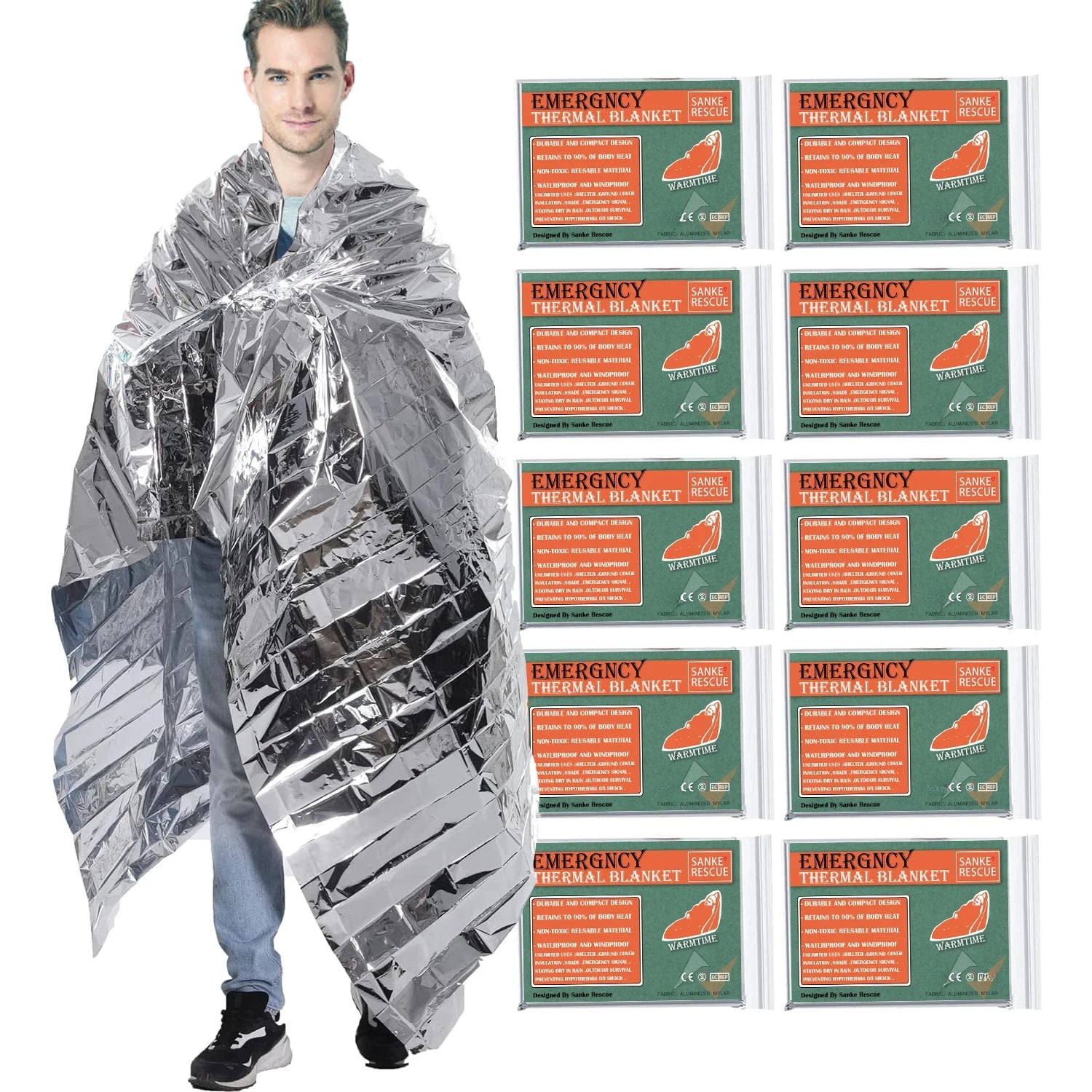 Waterproof Emergency Thermal Blanket