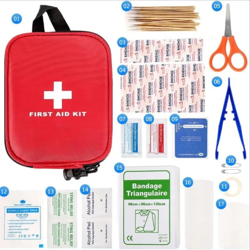 Portable First Aid Kit – Emergency Medical Supplies