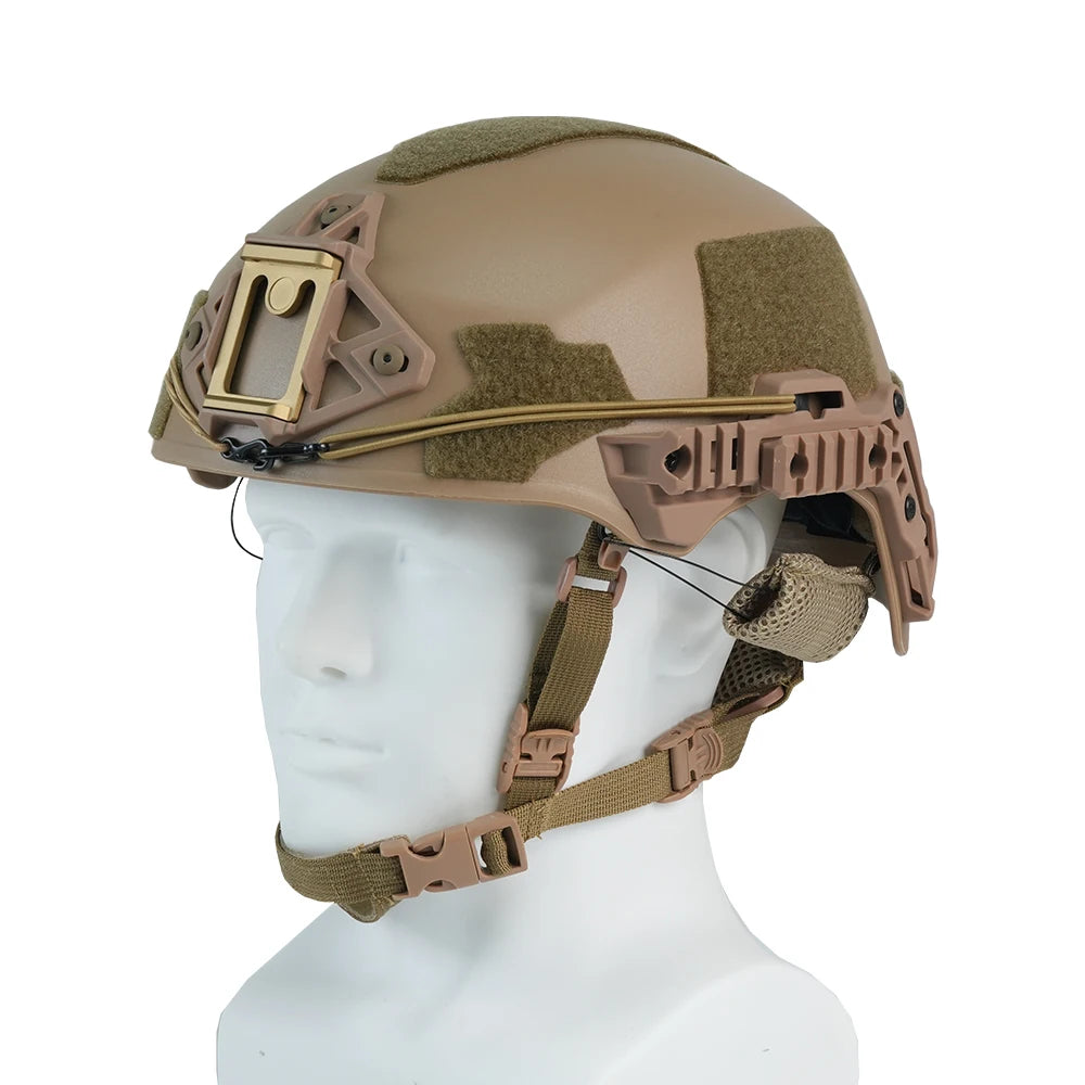 BOOIU Wendy 3.0 Tactical Helmet - Fiberglass High Cut with Rail System