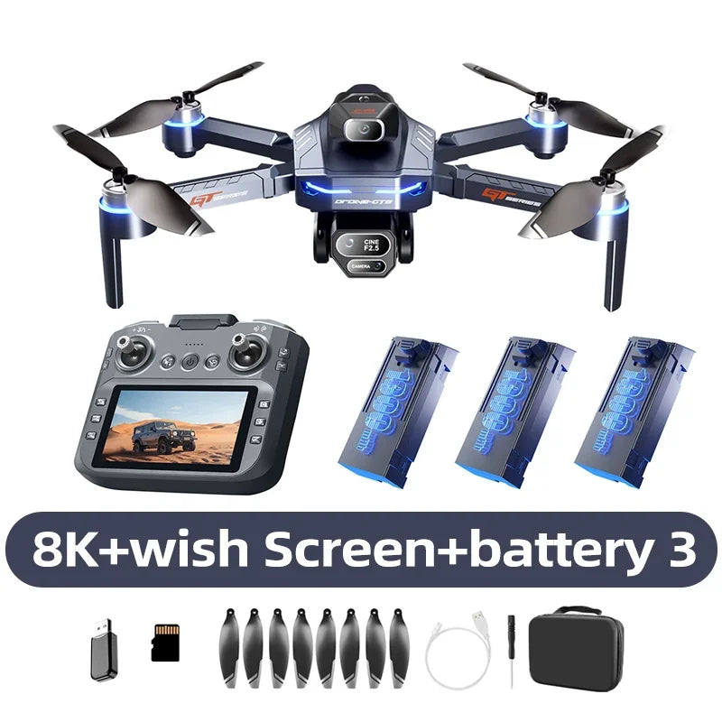 Xiaomi Mijia 8K GPS Drone with Laser Obstacle Avoidance, 3-Axis Gimbal & Screen Remote