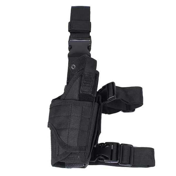 Universal Oxford Drop Leg Tactical Pistol Holster | Right Hand