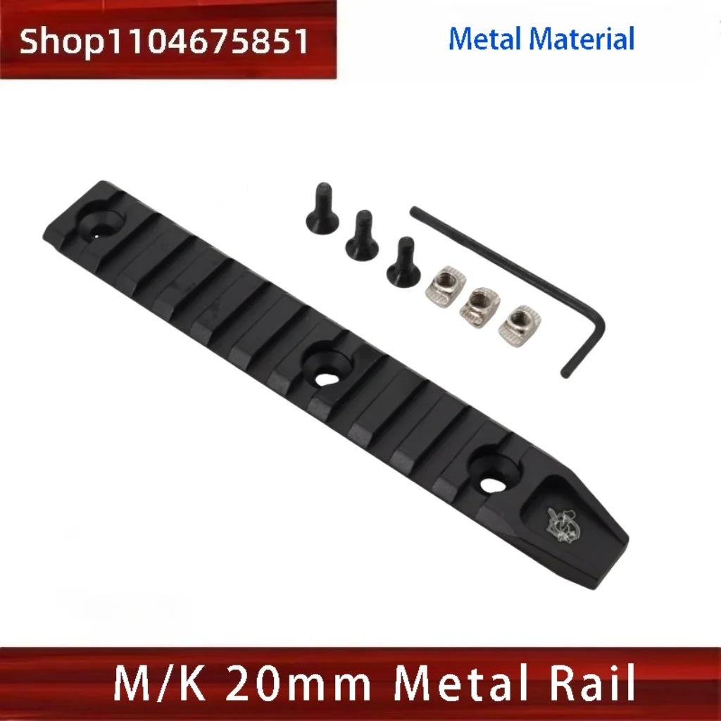 Tactical Picatinny Rail Handguard - MLOK/KEYMOD Compatible for Airsoft Wargame Rifles