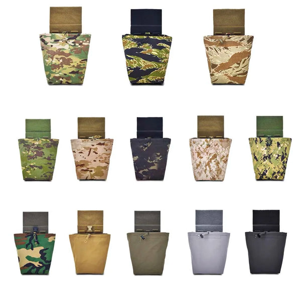 Tactical Double Dump Pouch - Two Ways Mount Waist  Belt