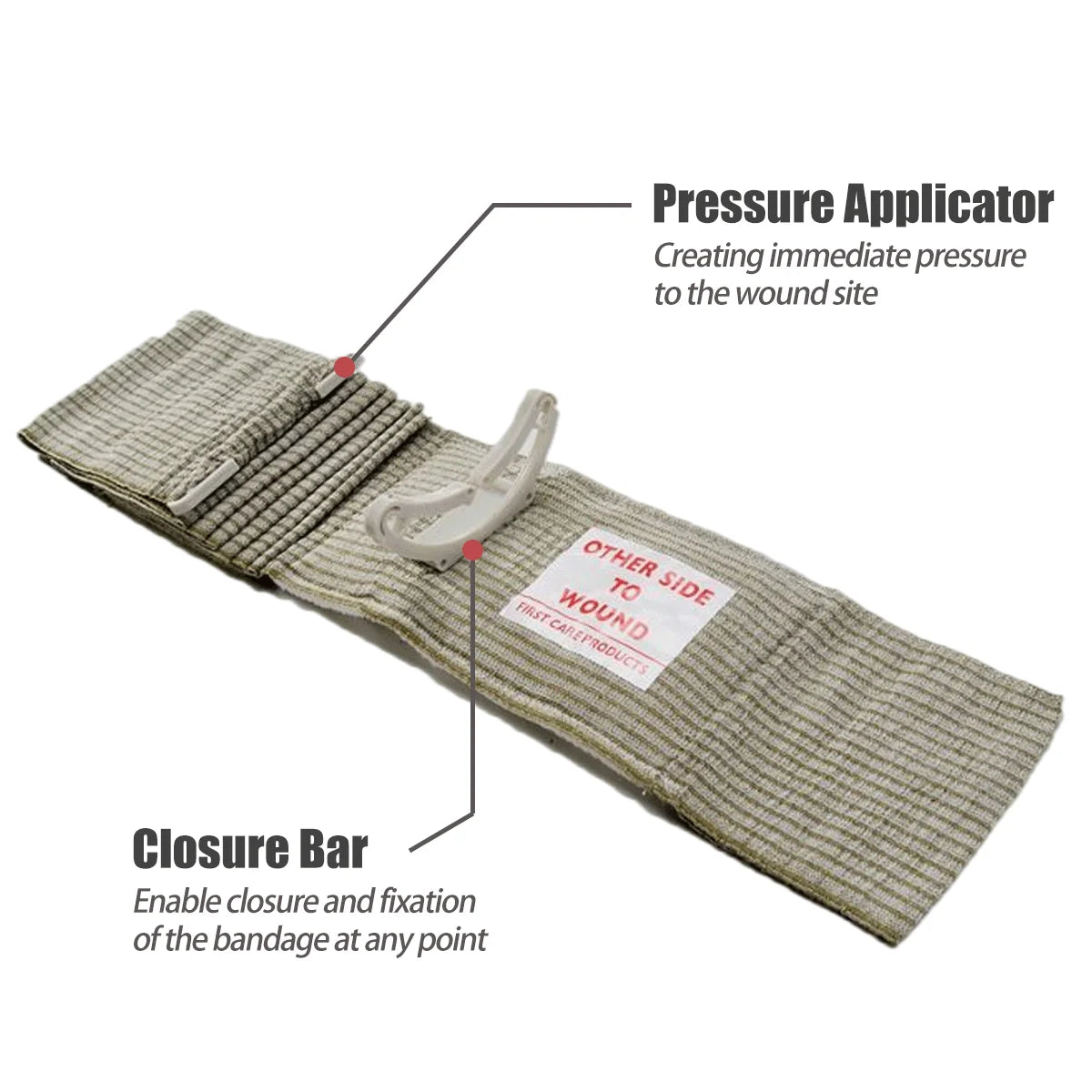 4/6" Emergency Bandage - Trauma Wound Dressing