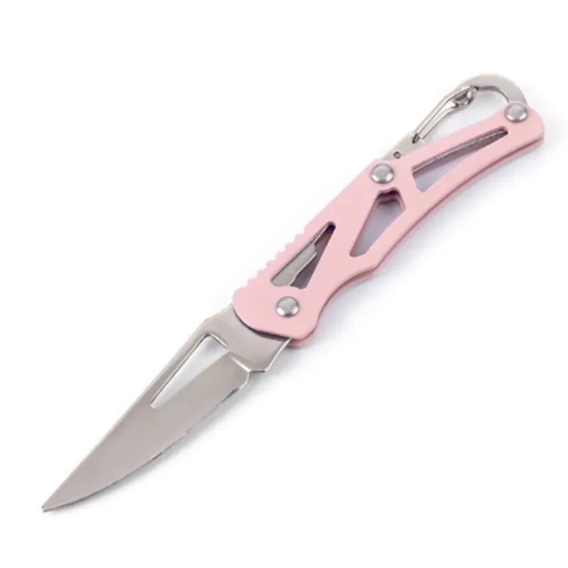 Mini Folding Pocket Knife — Portable EDC Keychain Tool