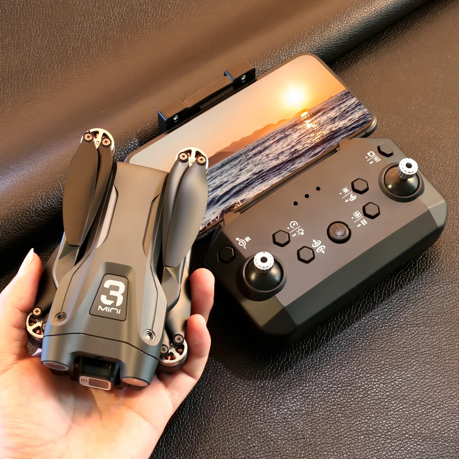 LS Z908 Pro Max 8K Brushless GPS Drone with Optical Flow & 3-Sided Obstacle Avoidance