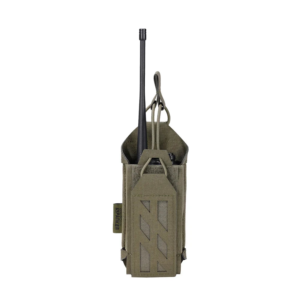 500D Tactical MOLLE Walkie-Talkie Pouch – Heavy-Duty Radio Holder