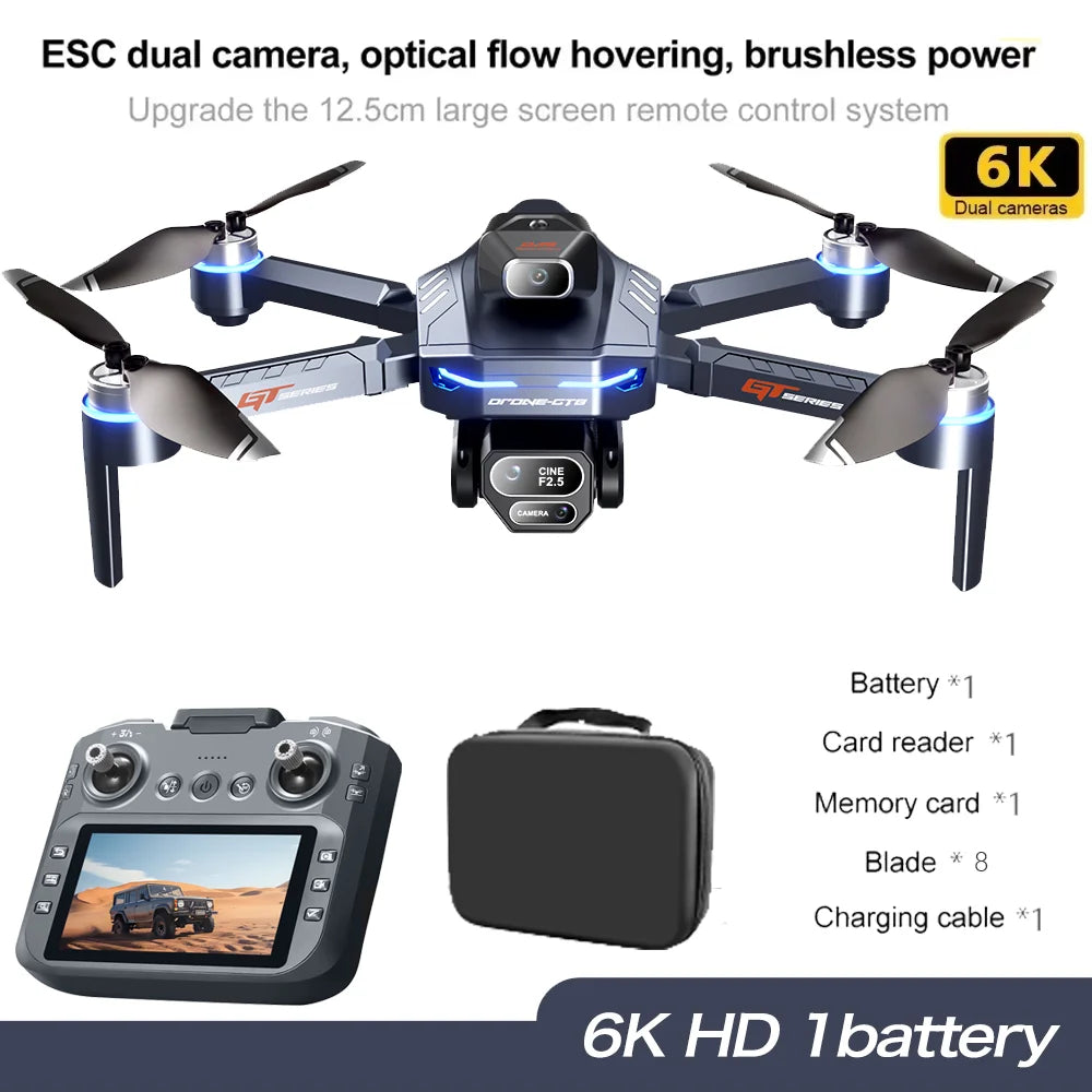 GT8 GPS Drone 4K Camera | 5G WiFi FPV Quadcopter with Obstacle Avoidance