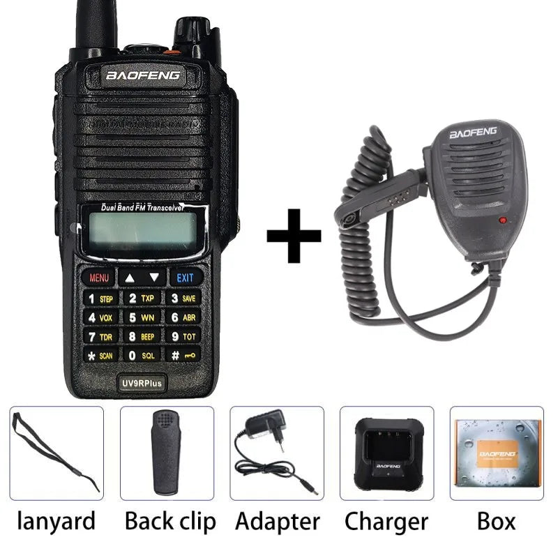 High-Power Dual-Band Two-Way Radio with Emergency Alerts